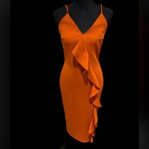 LOCK&KEY beautiful orange dress size M